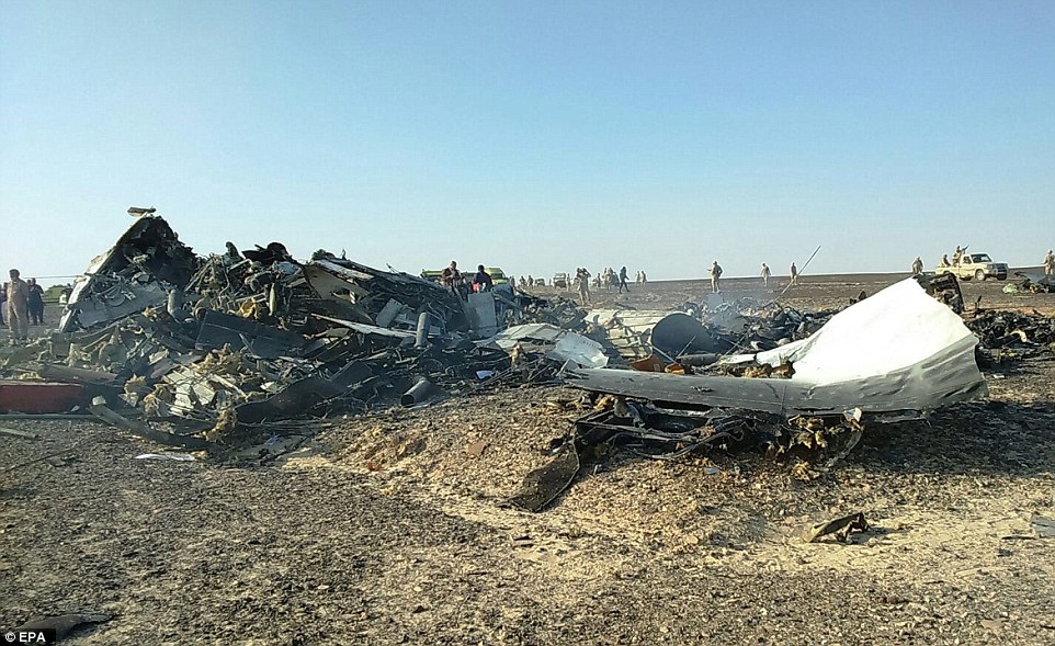 First video from 7K9268 A321 crash site in Sinai