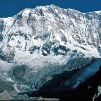 Annapurna I, the mountain where Pemba survived an avalanche; photo courtesy of Wolfgang Beyer