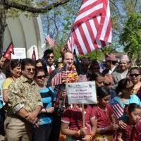 Congressman Jared Polis our Guest of Honor, leading the Nepali New Year(2069)Parade. Photo: Shailesh Pokharel
