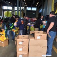 Berkeleyâ€™s Firefighters and Lions clubs distributed the holidayâ€™s food baskets to seniors.
